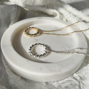 Twisted Infinity Necklace